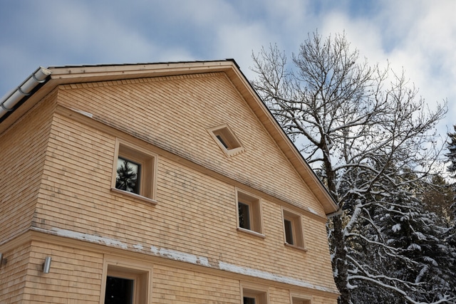 Nordwestansicht im Winter